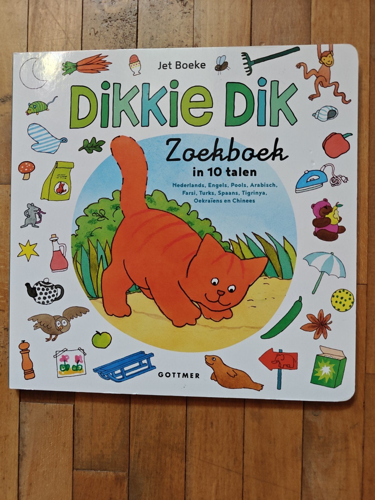 Dikkie Dik, zoekboek in 10 talen., Ophalen of Verzenden, Gelezen
