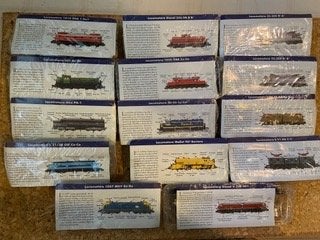 Metalen locomotief schaalmodellen N-SPOOR, Overige merken, Locomotief, Gelijkstroom of Wisselstroom, Nieuw