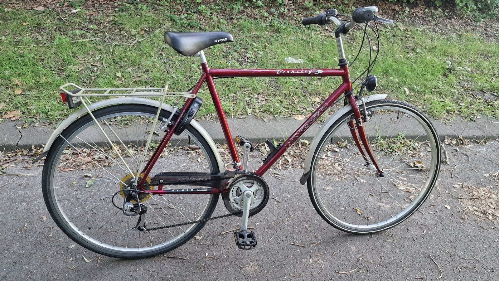 Kyoso Berkeley Herenfiets - Sportieve Stadsfiets 7 versn., Velgrem, Zo goed als nieuw, 53 tot 57 cm, Ophalen