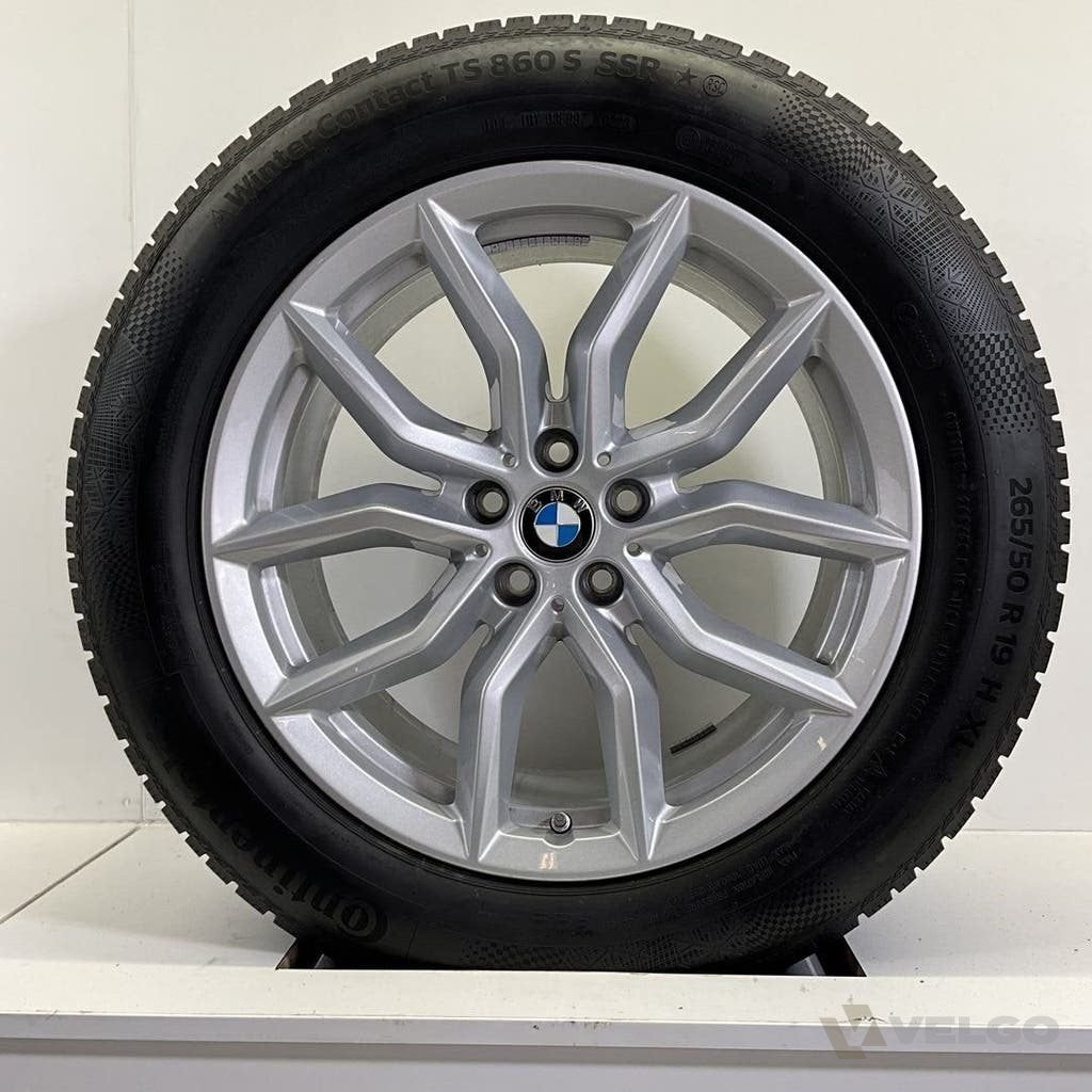BMW X5 G05 EN X6 G06 SET VELGEN + WINTERBANDEN 19 INCH ORIG., Auto-onderdelen, 19 inch, Gebruikt, Banden en Velgen, Info@velgo.nl