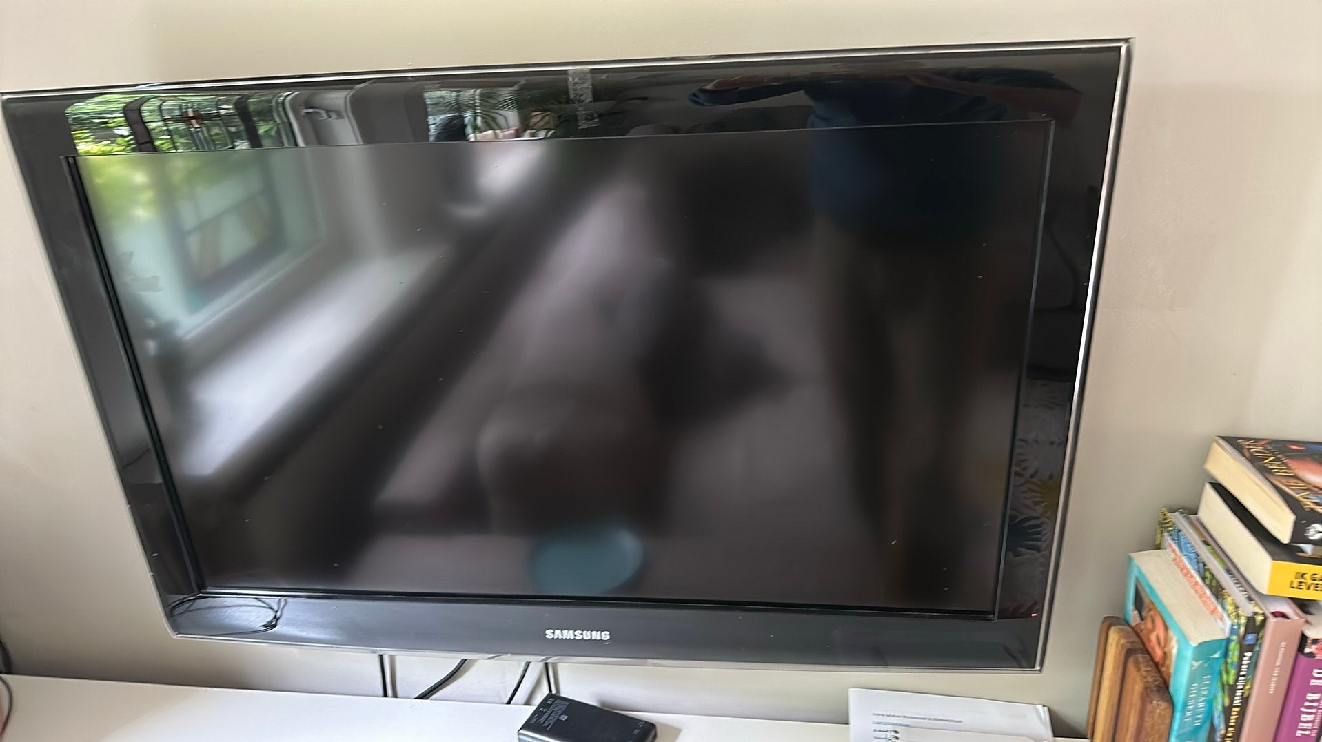 Samsung le37b550a5w, Ophalen, 50 Hz, 80 tot 100 cm, Zo goed als nieuw