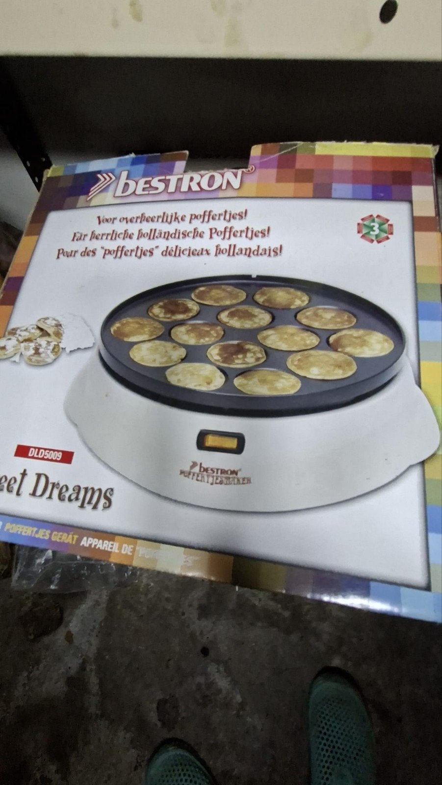 Bestron Poffertjesmaker DLD5009 - Sweet Dreams, Ophalen of Verzenden, Gebruikt