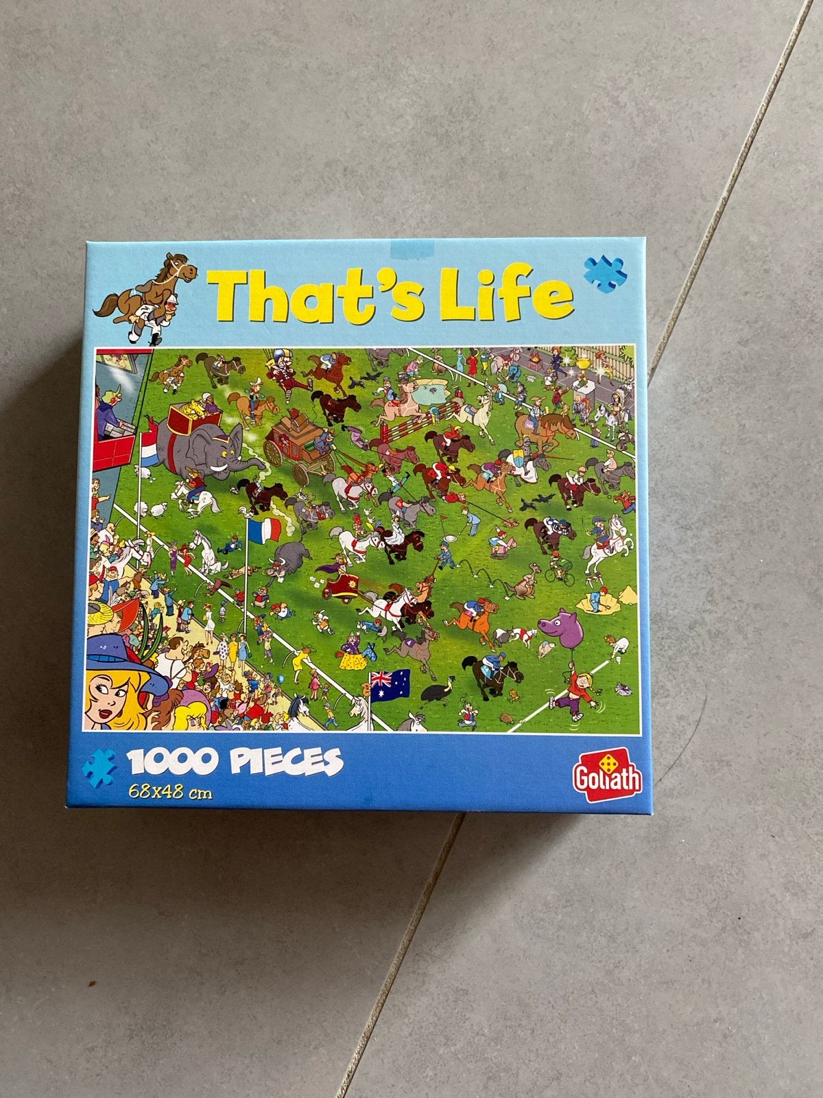 That's Life Legpuzzel 1000 stukjes Goliath no 371357, Ophalen of Verzenden, 500 t/m 1500 stukjes, Zo goed als nieuw, Legpuzzel
