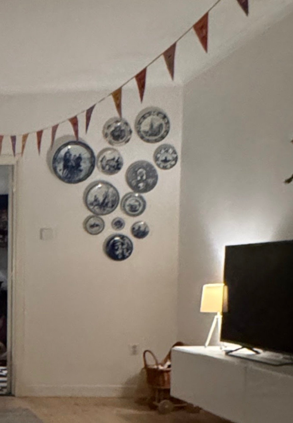 Delfts Blauw wandborden installatie (twv €300), Ophalen of Verzenden