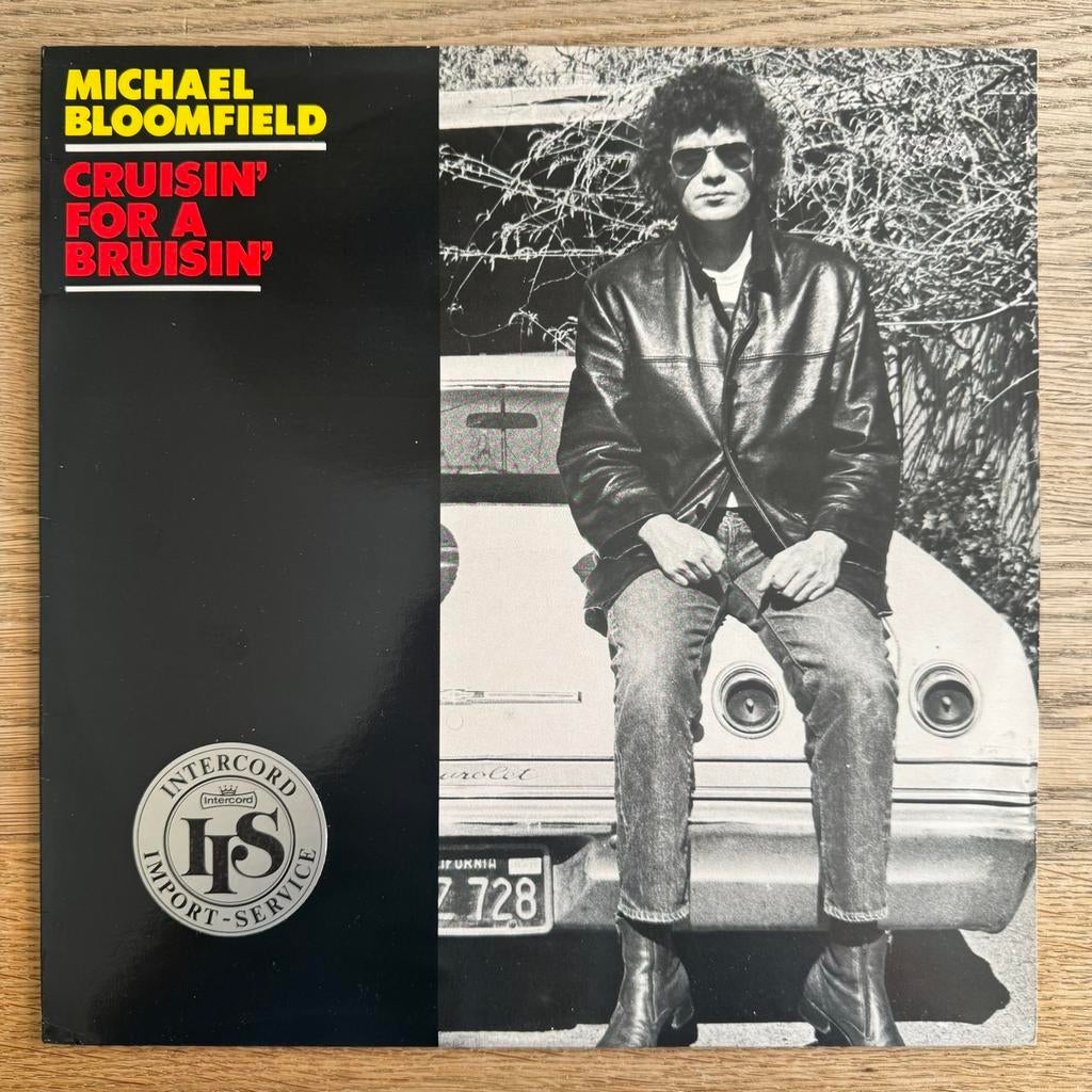 Michael Bloomfield Cruisin for a Bruisin LP Vinyl 1981 Blues, Gebruikt, 1980 - 1989, Ophalen of Verzenden, 12 inch