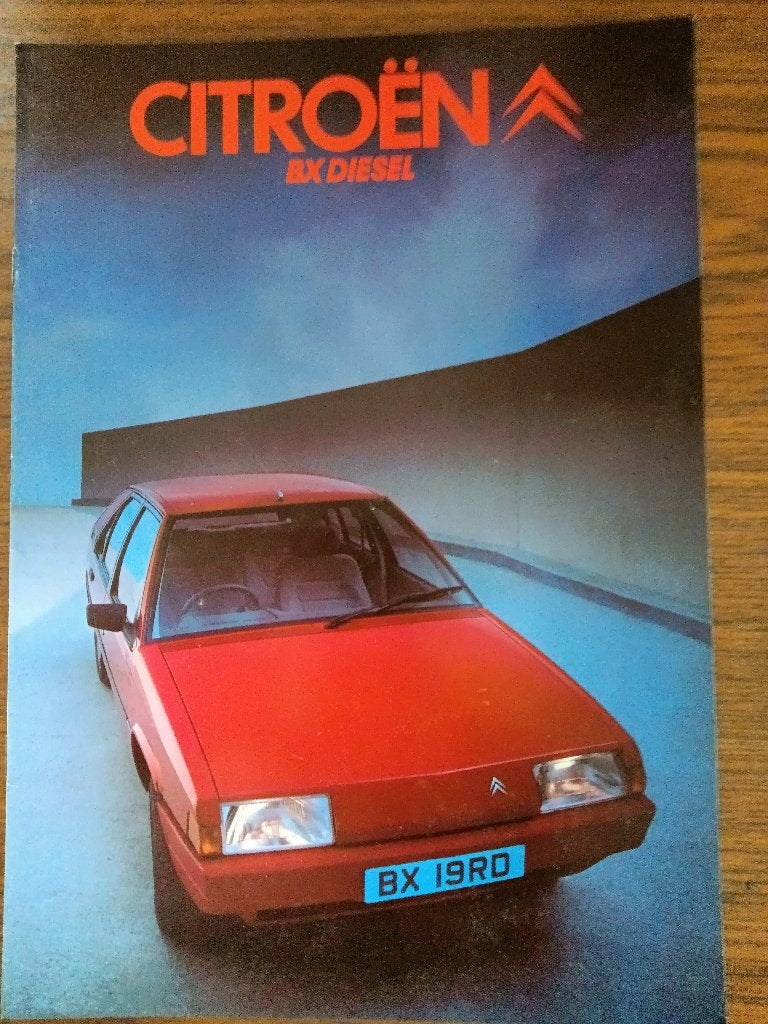Citroen BX diesel folder, Ophalen of Verzenden