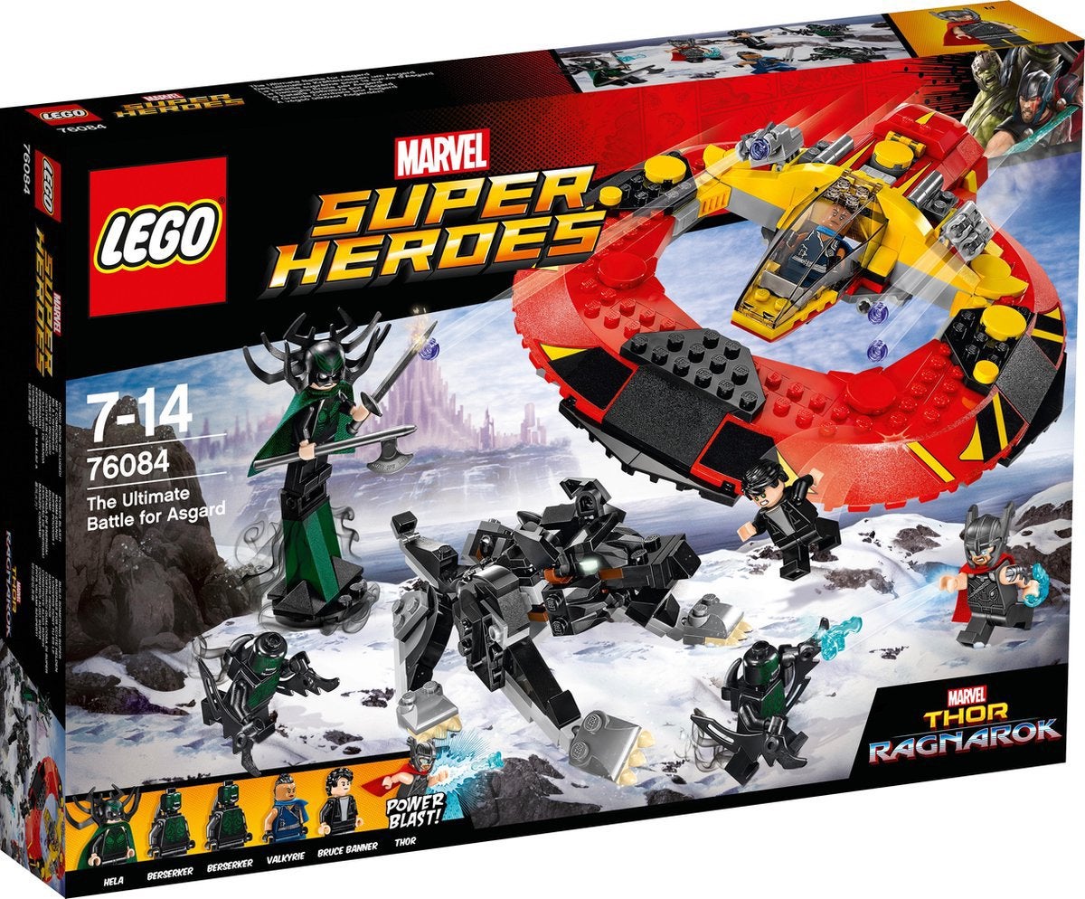 LEGO Ⓜ️arvel Thor Ragnarok Battle for Asgard 76084 - NIEUW!, Marvel, Lego, Nieuw, Ophalen of Verzenden