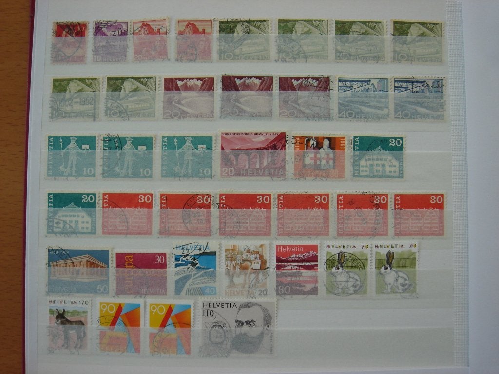 ZWITSERLAND 39 Postzegels, Ophalen of Verzenden, Overige landen, Gestempeld