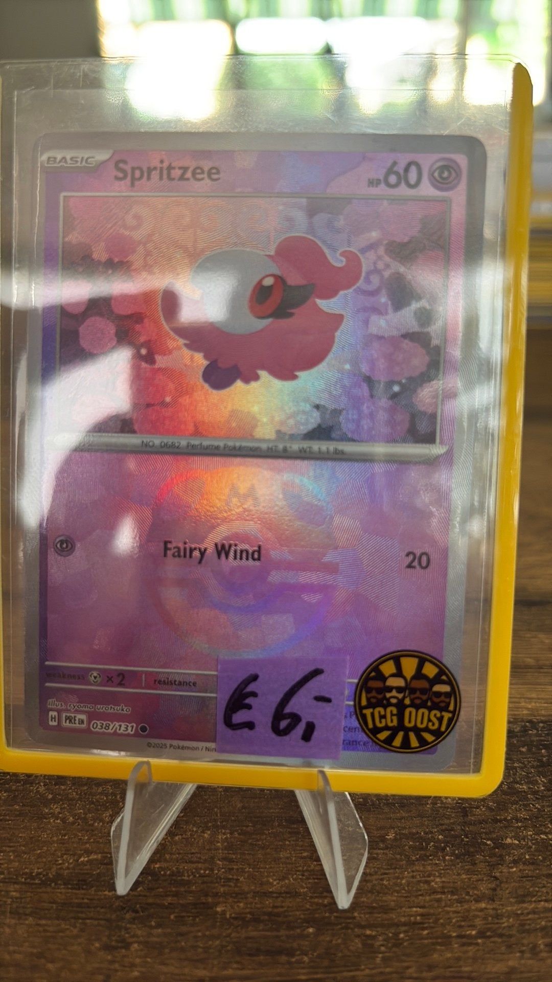 Pre 038 masterball spritzee, Ophalen of Verzenden, Nieuw, Losse kaart