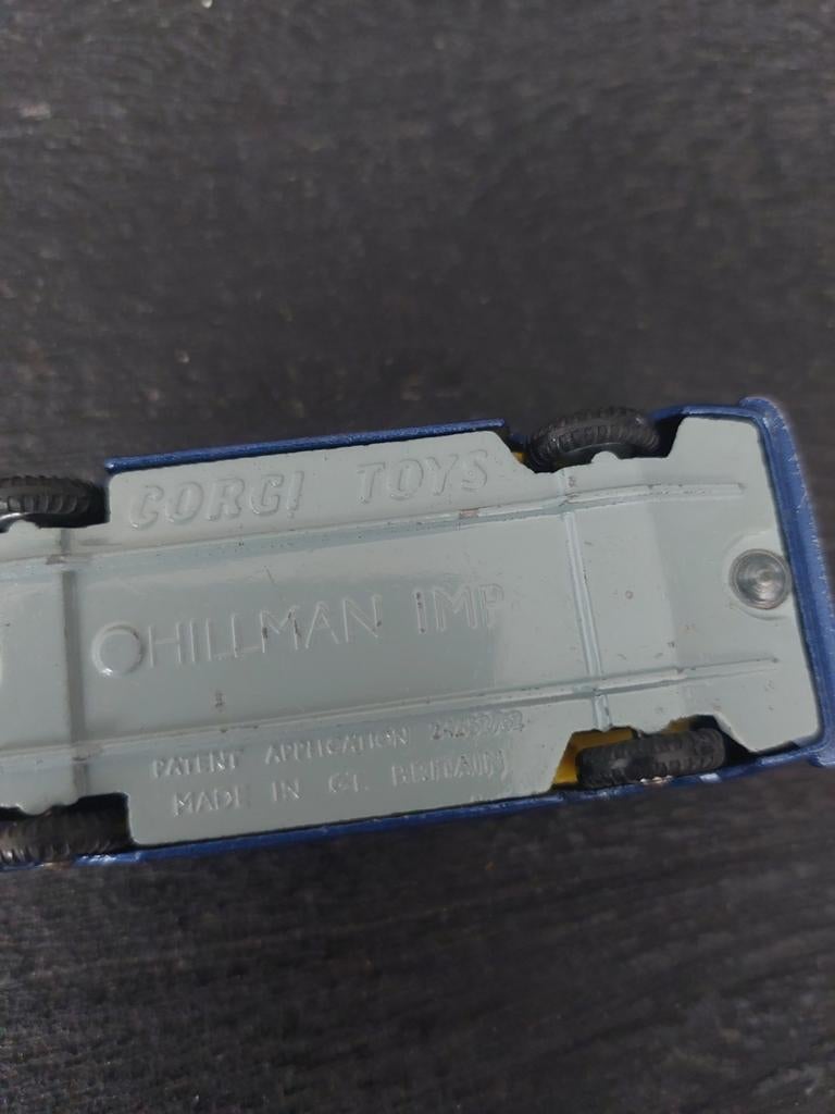 Corgi Toys Hillman Imp - Blauw Diecast Modelauto, Ophalen of Verzenden