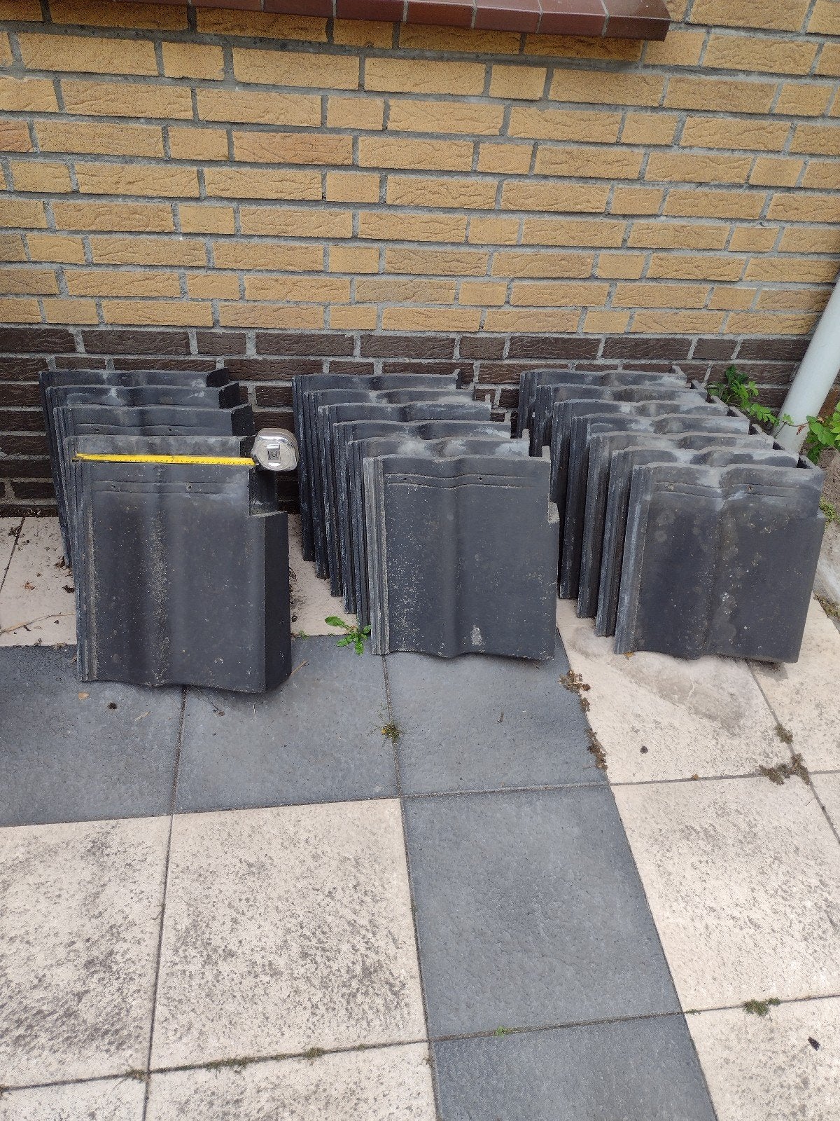 Gevelpan / kantpan sneldek antraciet 18 stuks, Ophalen, Steen of Klei, Nieuw, Minder dan 5 m²