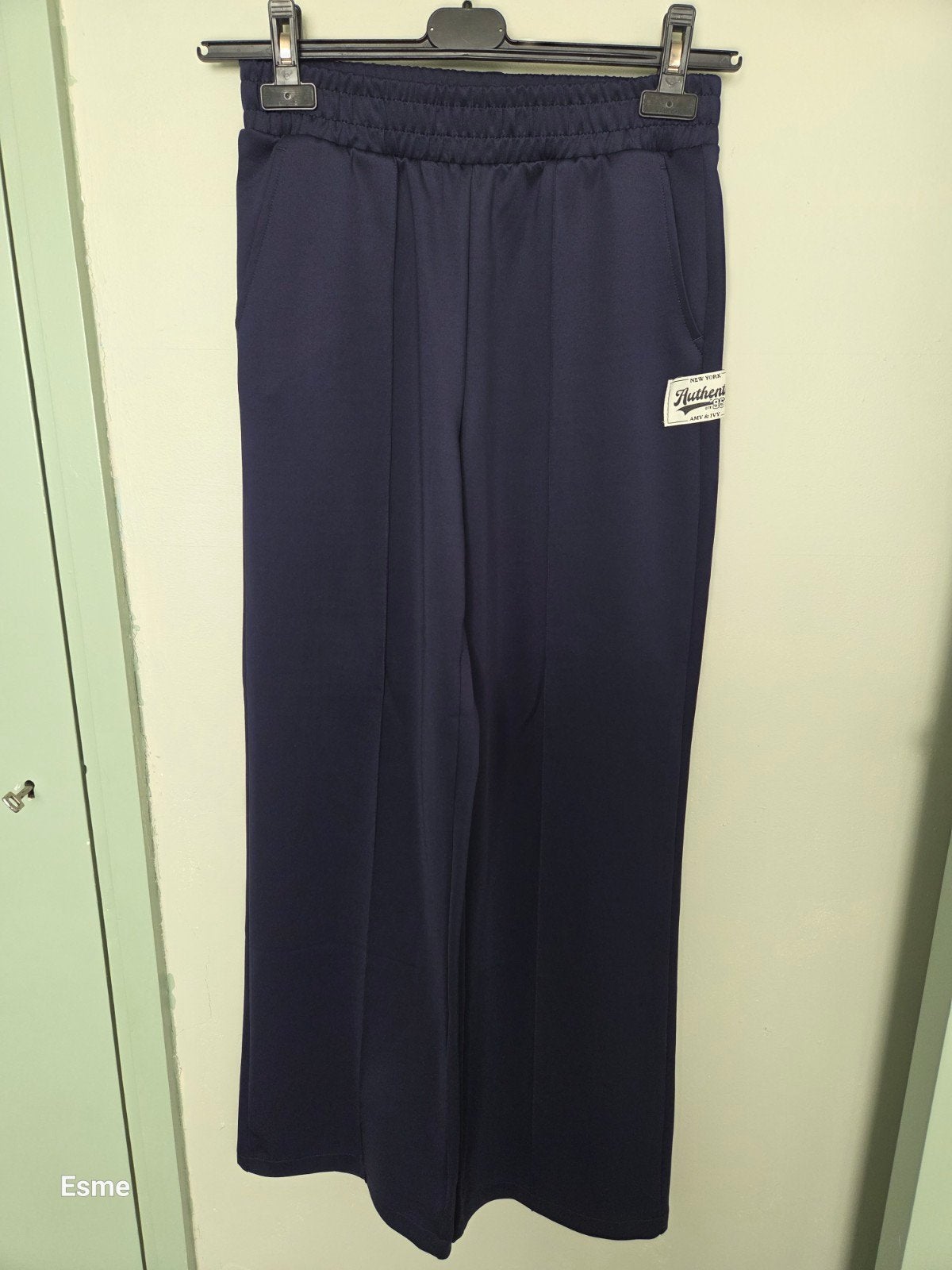 Amy & Ivy wijde broek maat S, Kleding | Dames, Blauw, Ophalen of Verzenden, Maat 36 (S), Lang