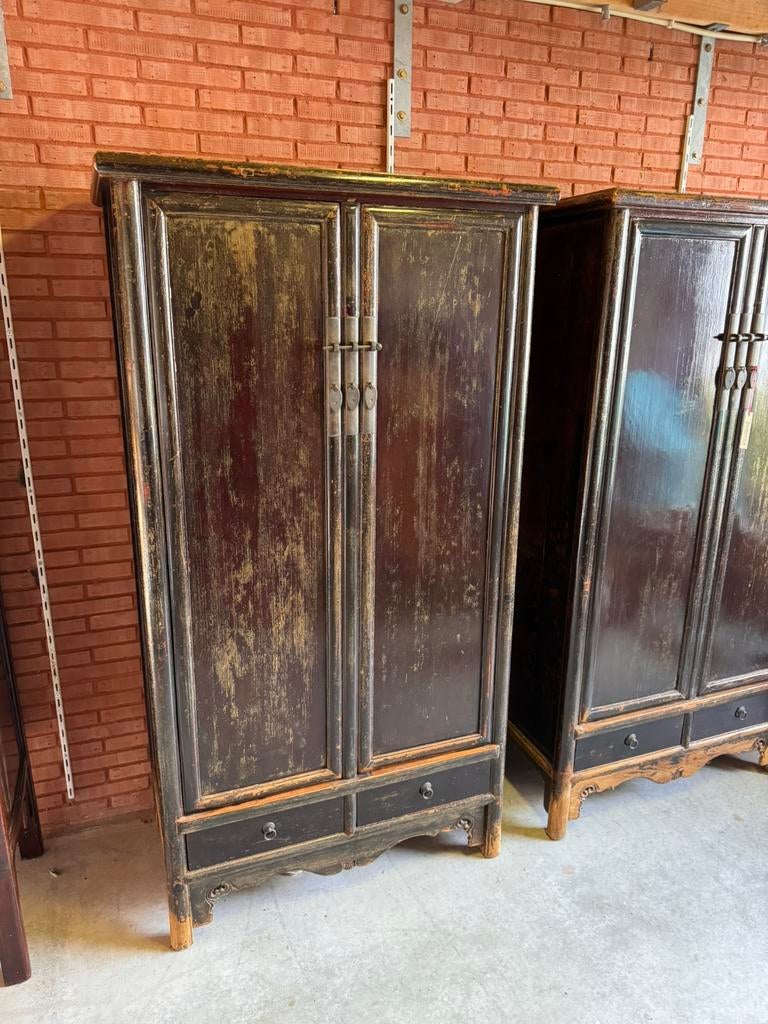 Chinese Ming style kast, Taps toelopend 18e eeuw., Huis en Inrichting, Kasten | Buffetkasten, Ophalen of Verzenden