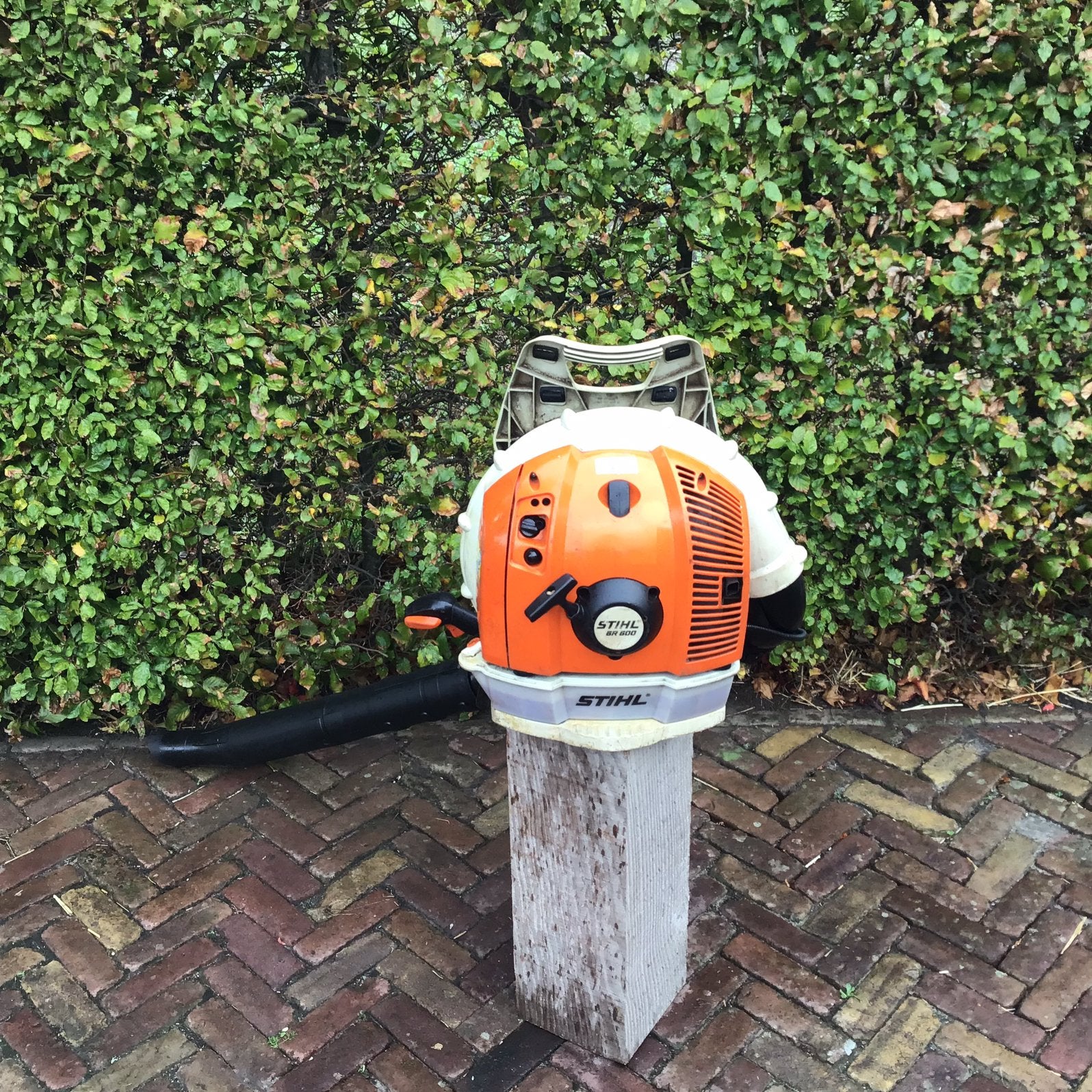 STIHL BR600 BLADBLAZER., Ophalen of Verzenden, Gebruikt, Benzine, Ruggedragen