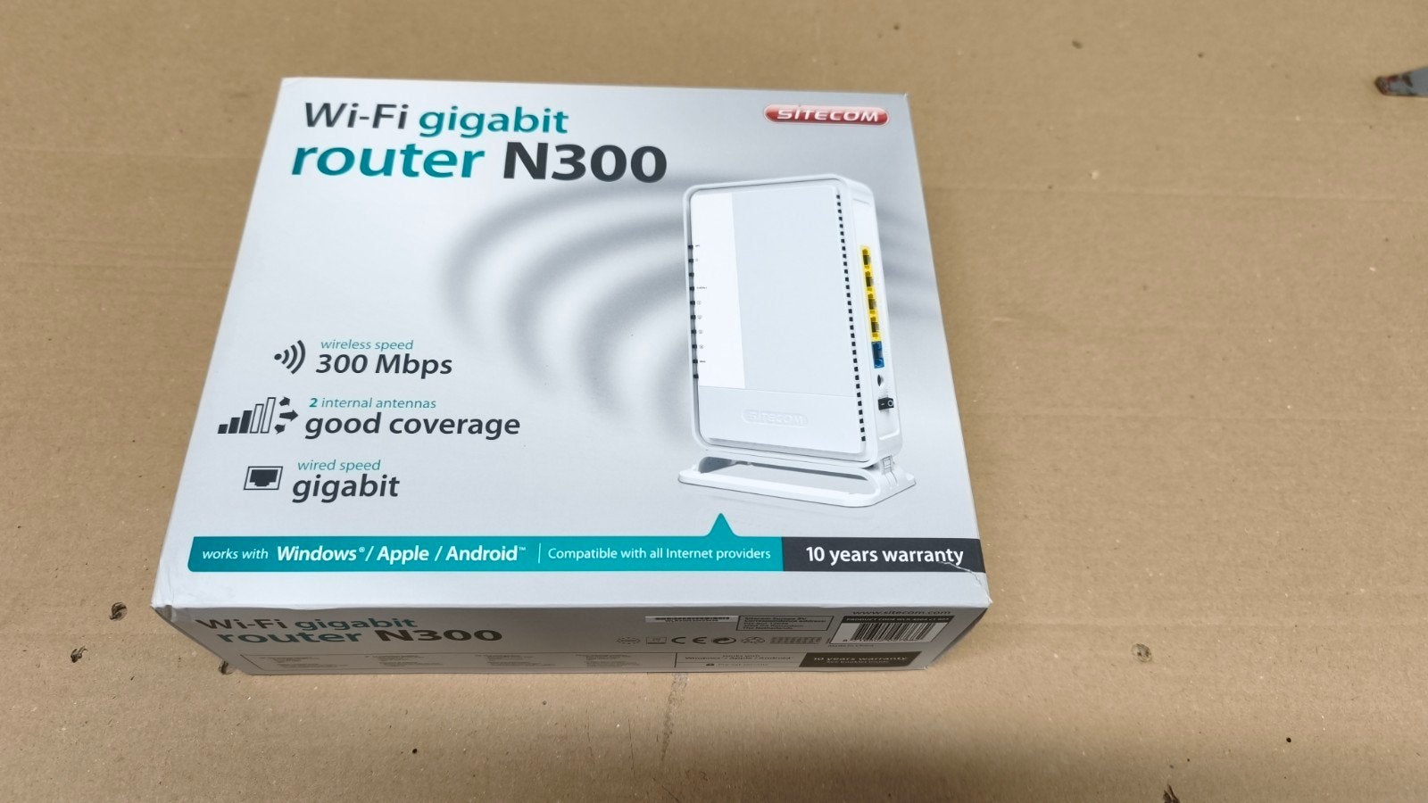 Sitecom Wifi router zgan, Computers en Software, Netwerk switches, Ophalen of Verzenden, Zo goed als nieuw