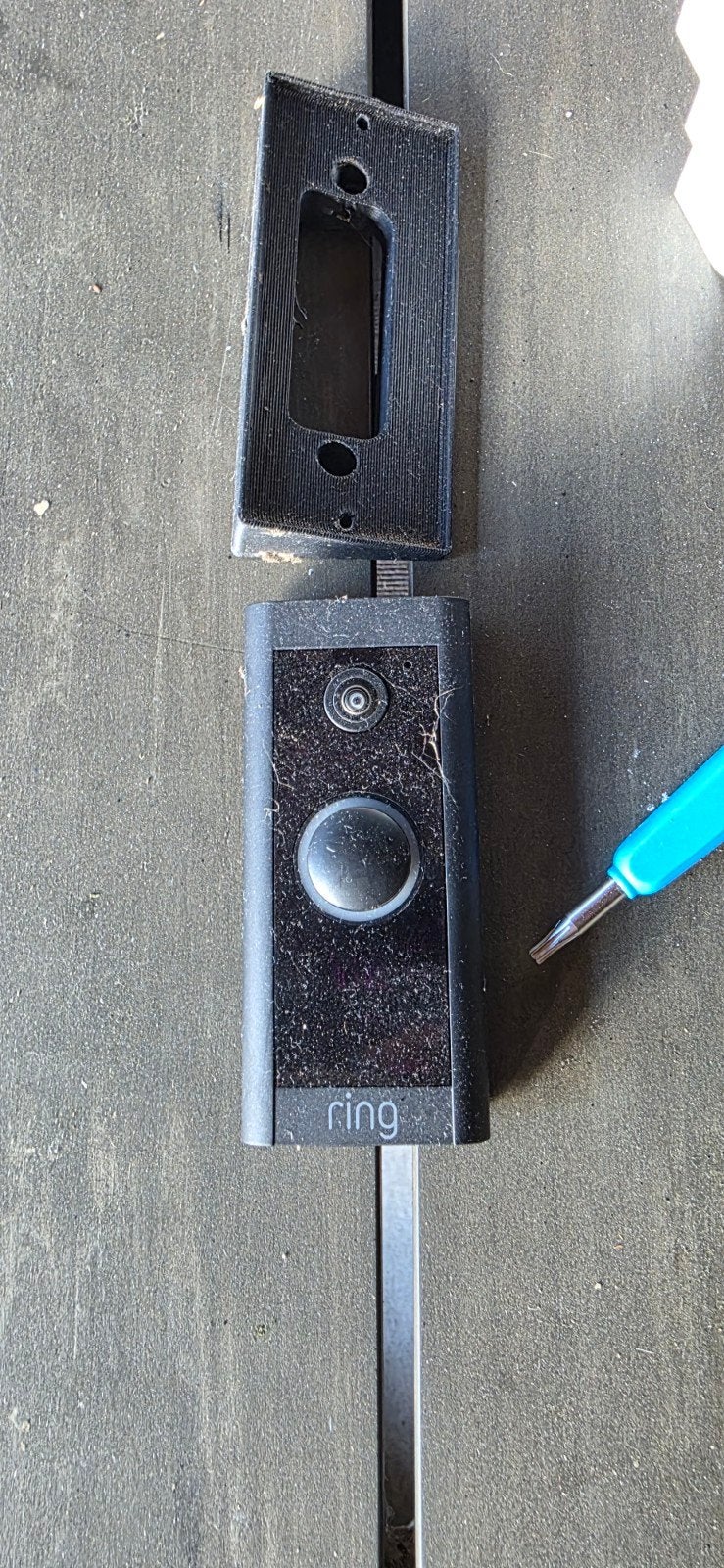 Ring Video Deurbel met Chime (Draadloos), Ophalen of Verzenden, Bewegingsdetectiesensor, Gebruikt, Draadloos
