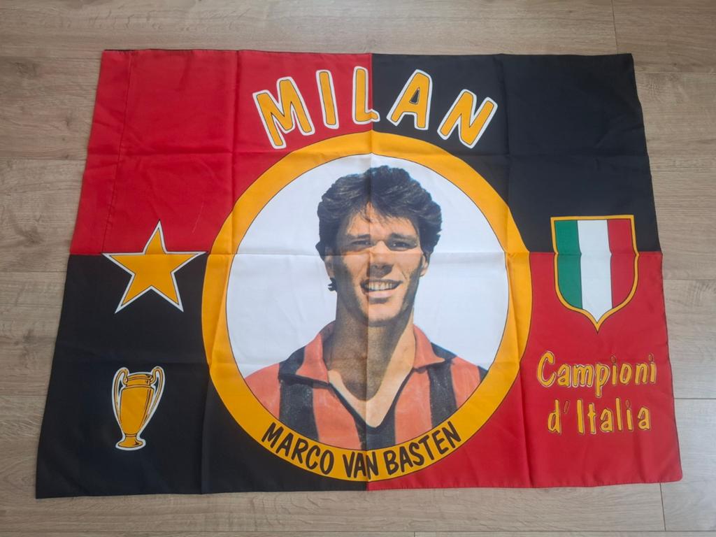 Marco van Basten - AC Milan / 99x75 cm, Ophalen of Verzenden, Zo goed als nieuw, Buitenlandse clubs