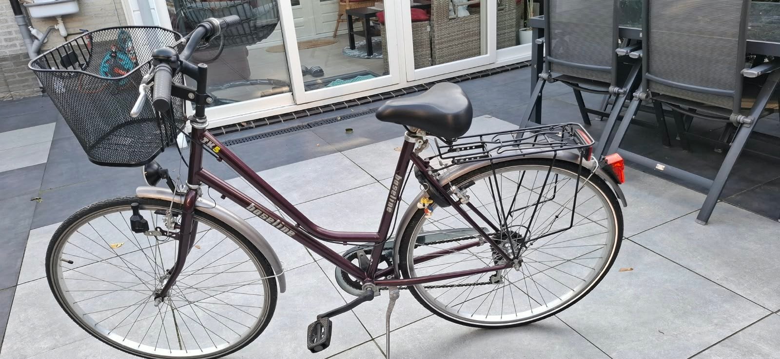 Damesfiets in nieuwstaat met nieuwe Continental banden, Overige merken, Velgrem, Versnellingen, Ophalen of Verzenden