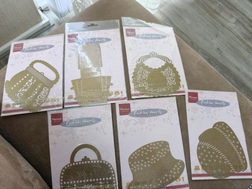 Marianne Design Fashion Stencils Set (6 stuks), Ophalen of Verzenden, Nieuw