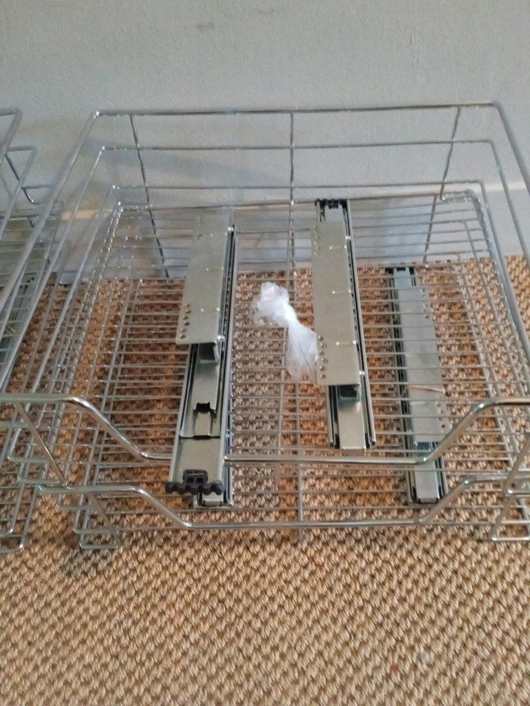 Uittrekbare draadmand ., Ophalen, 50 tot 100 cm, Zo goed als nieuw, Minder dan 100 cm