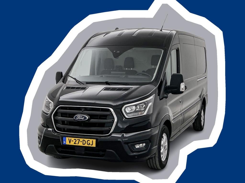 Ford Transit 350 2.0 TDCI L3H2 Limited Schuifdeur L+R 360°, Stof, Euro 6, 4 cilinders, Met garantie (alle)