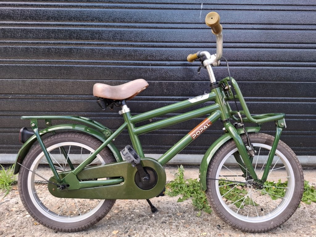 Popal cooper 16 inch jongensfiets, Terugtraprem, 16 tot 20 inch, Niet ingevuld, Popal