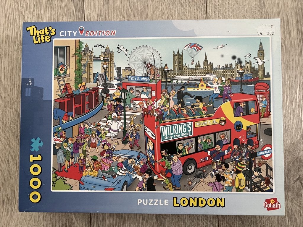That's Life - City Edition - London -1000 stukjes -, Ophalen of Verzenden, 500 t/m 1500 stukjes, Zo goed als nieuw, Legpuzzel