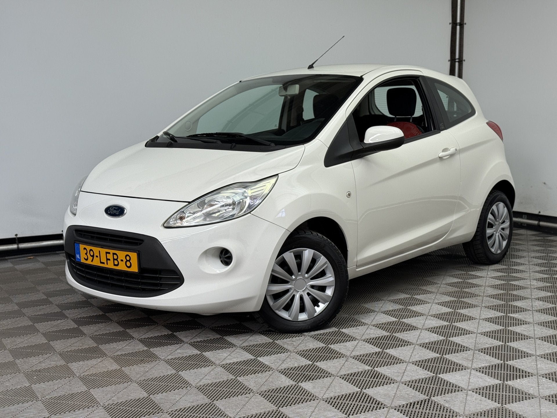 Ford Ka 1.2 Cool&Sound Airco 1e Eigenaar NL Auto (bj 2010), Auto's, Voorwielaandrijving, Stof, Gebruikt, 4 cilinders