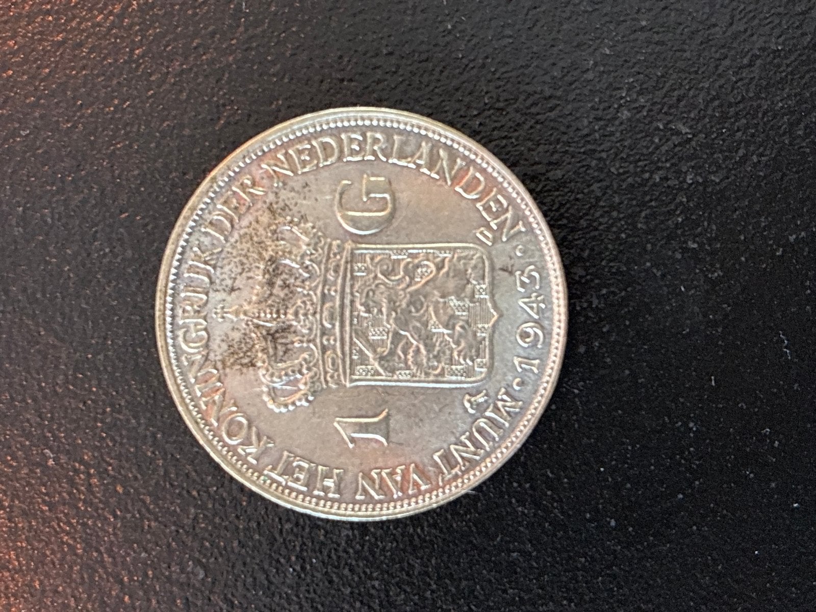 Zilveren gulden 1943 Koningin Wilhelmina, 1 gulden, Zilver, Ophalen of Verzenden, Koningin Wilhelmina