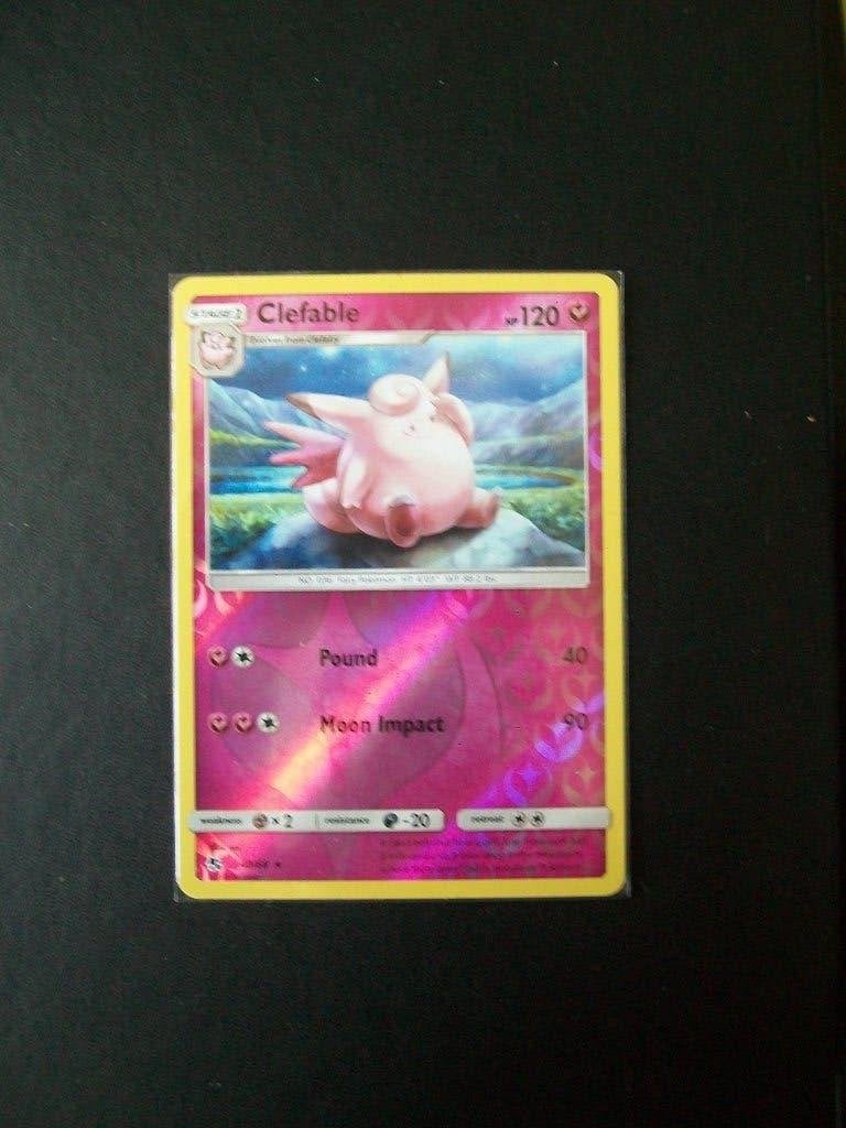 4136: Nieuwe Pokemon Kaart holofoil CLEFABLE hp 120 (40/68), Verzenden, Nieuw, Losse kaart, Foil