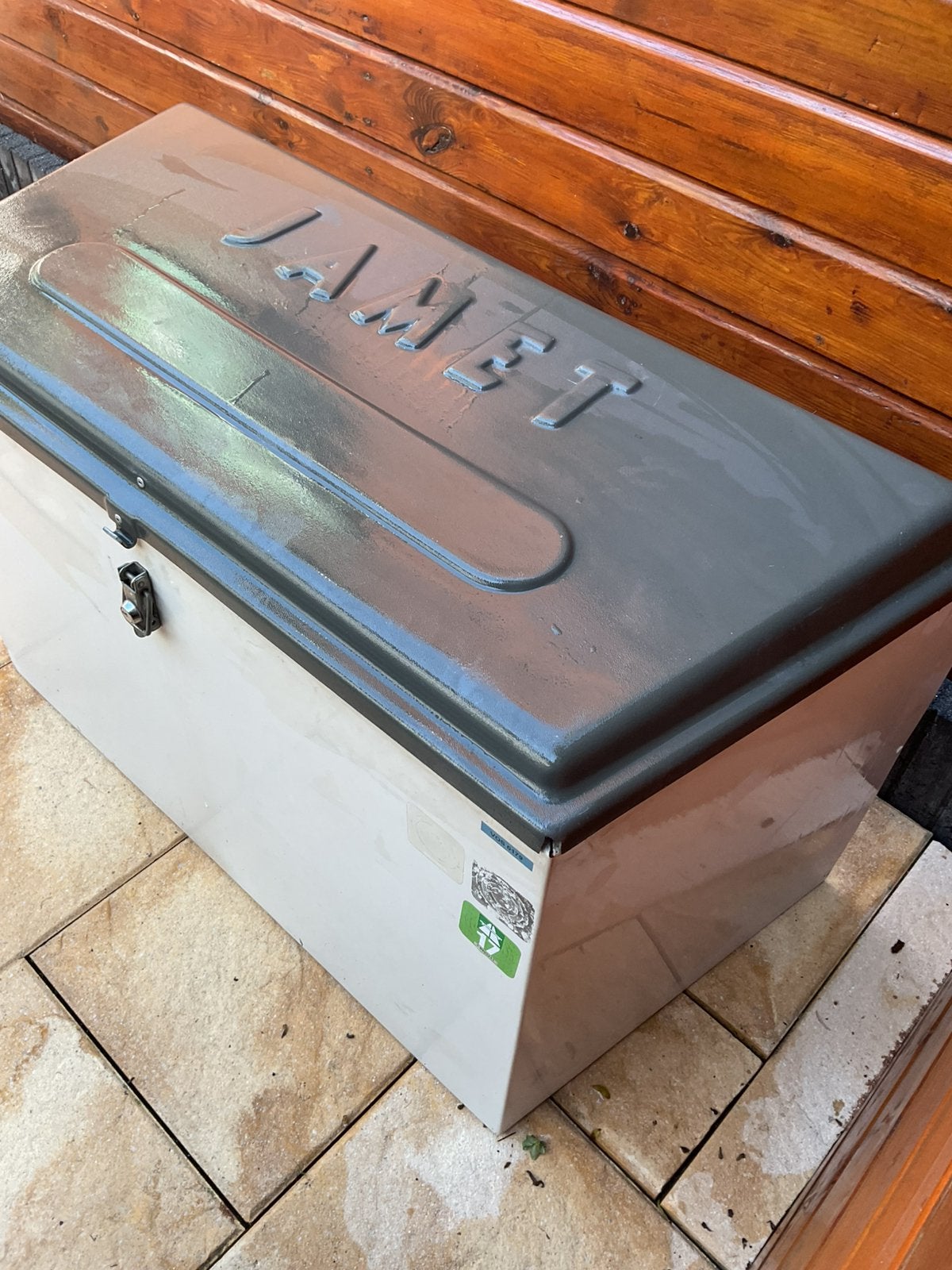 Te koop jamet disselbak, Caravans en Kamperen, Ophalen, Zo goed als nieuw