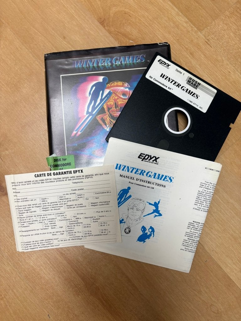 Commodore 64 - Wintergames - Disk, Computers en Software, Vintage Computers, Ophalen of Verzenden, Commodore 64