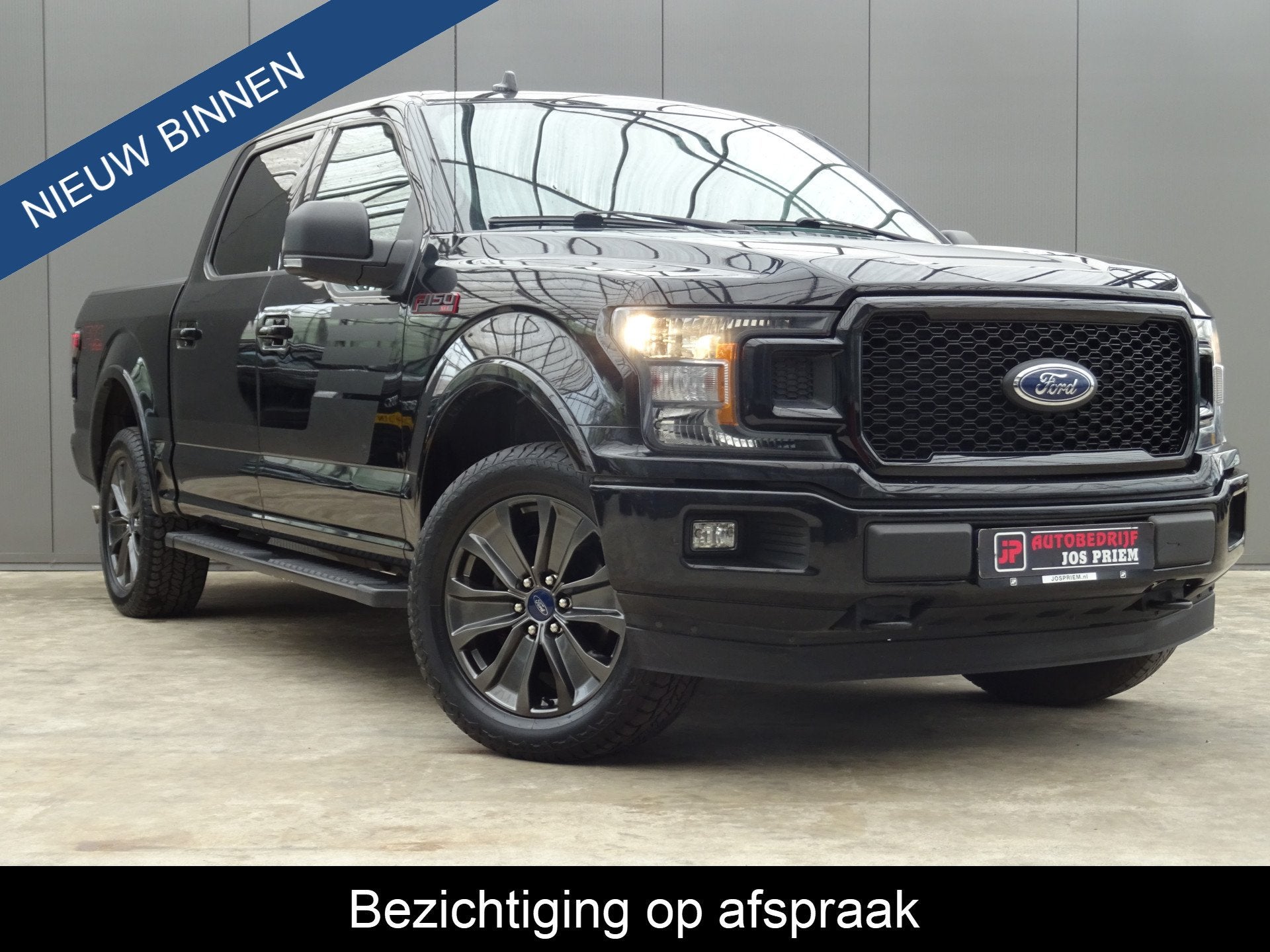 Ford USA F-150 5.0 V8 SuperCrew * XLT SPORT * LPG * 5 PERS., Auto's, Ford Usa, Automaat, Gebruikt, Zwart, Bedrijf