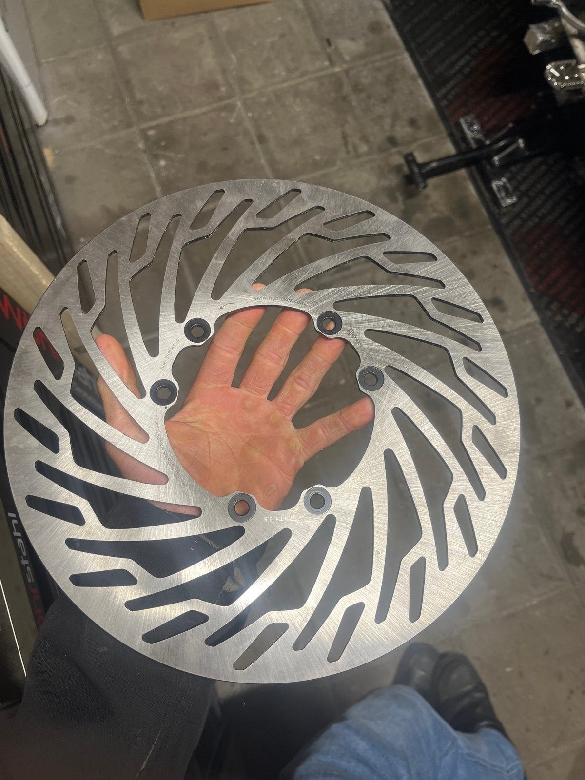 Nieuwe remschijf voor derbi 300mm, Ophalen of Verzenden, Nieuw