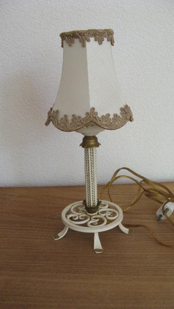 Brocante Tafellampje, Ophalen of Verzenden