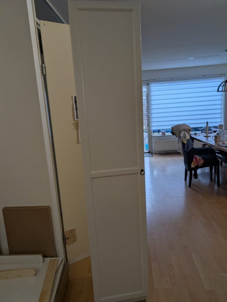 IKEA BILLY wit, Huis en Inrichting, Kasten | Boekenkasten, Ophalen, Overige materialen, Minder dan 50 cm, Gebruikt