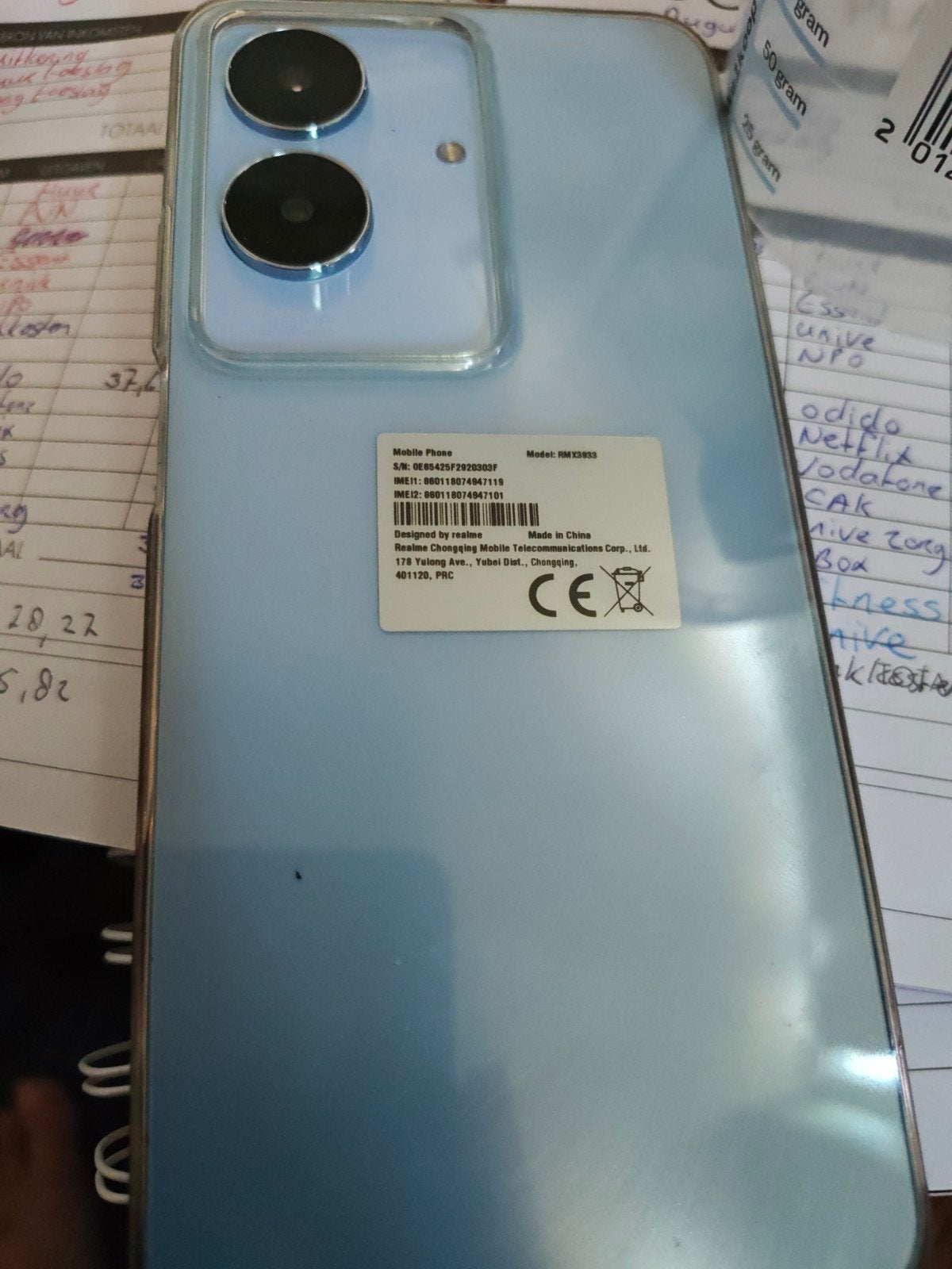 Realme note 60, Ophalen, 6 megapixel of meer, Overige modellen