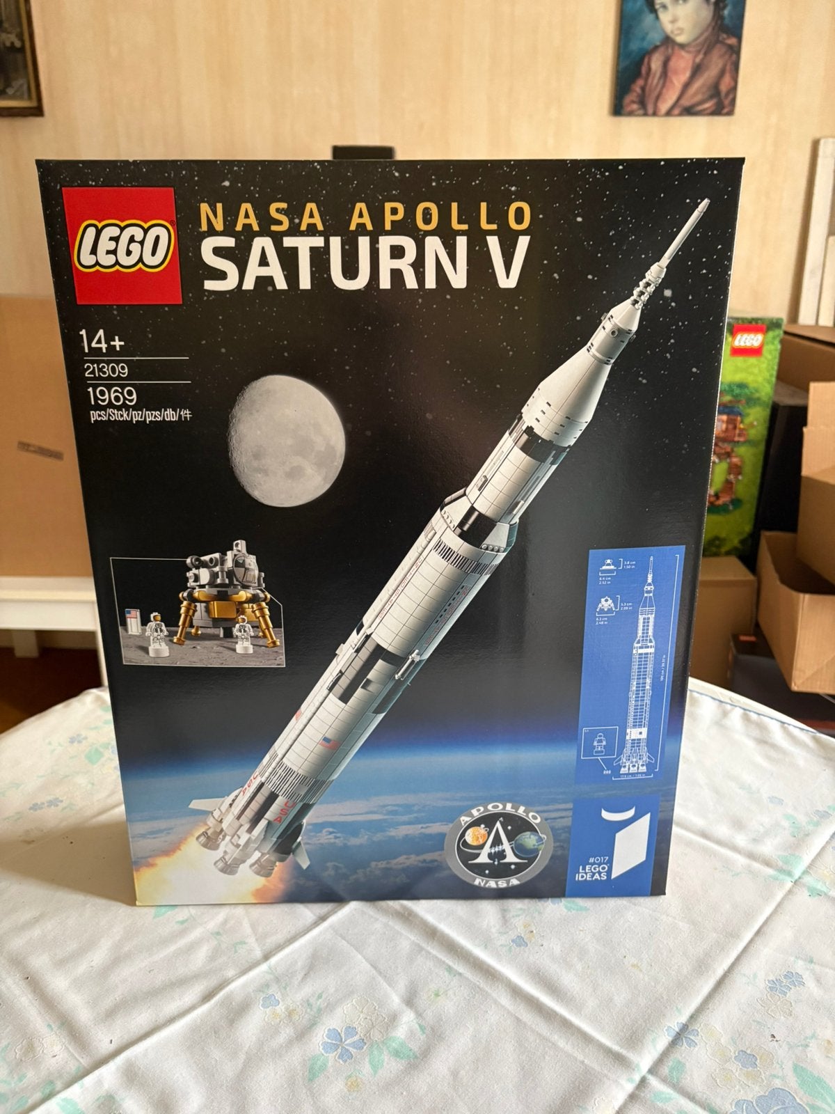 Lego Ideas 21309 NASA Apollo Saturn V, Ophalen of Verzenden, Nieuw, Lego