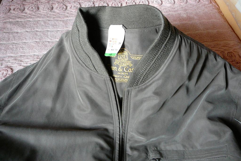 Jack/Blouson kleur  lever/grijsbruin  NIEUW maat 54  45euro, Maat 52/54 (L), Overige kleuren, Nieuw, Ophalen of Verzenden