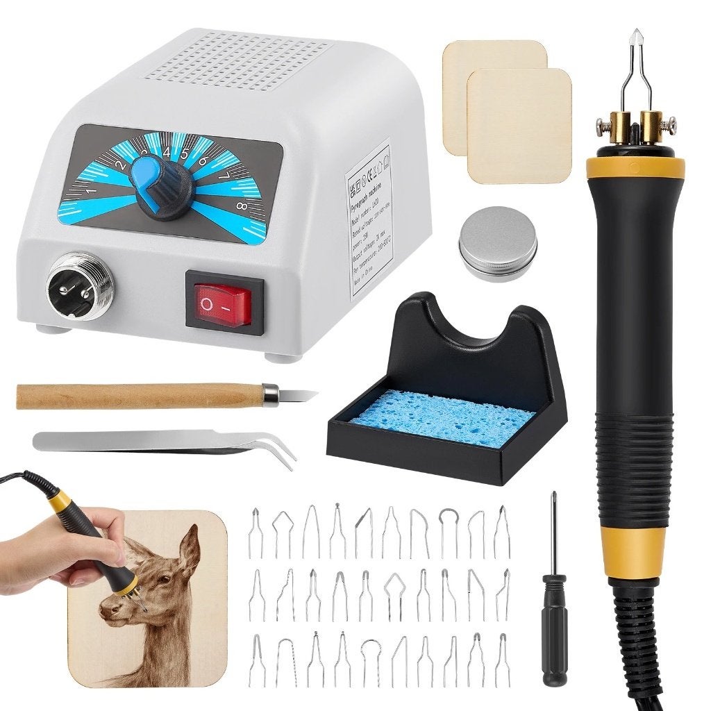 Pyrografie station met accessoires set (280–800C), Hobby en Vrije tijd, Ophalen of Verzenden, Nieuw, Machine