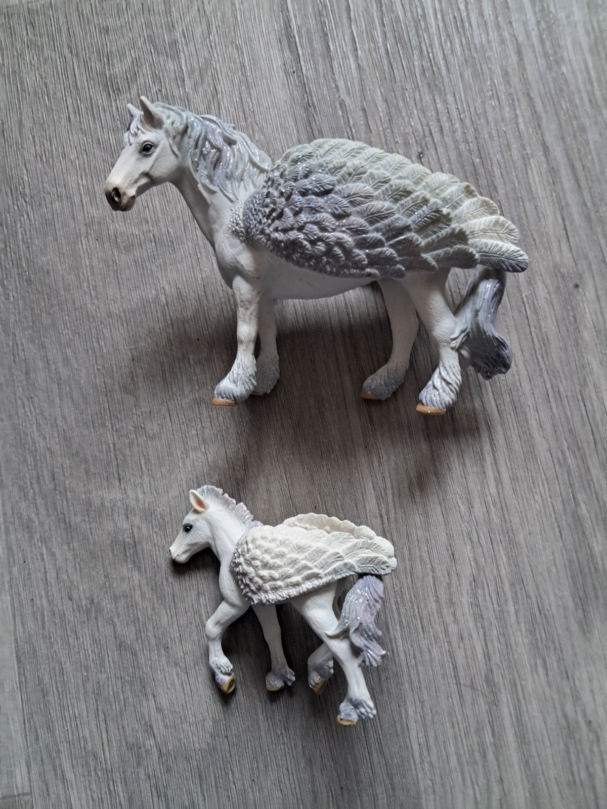 Schleich Pegasus en Veulen - Fantasie Paarden Speelgoed, Ophalen of Verzenden, Zo goed als nieuw