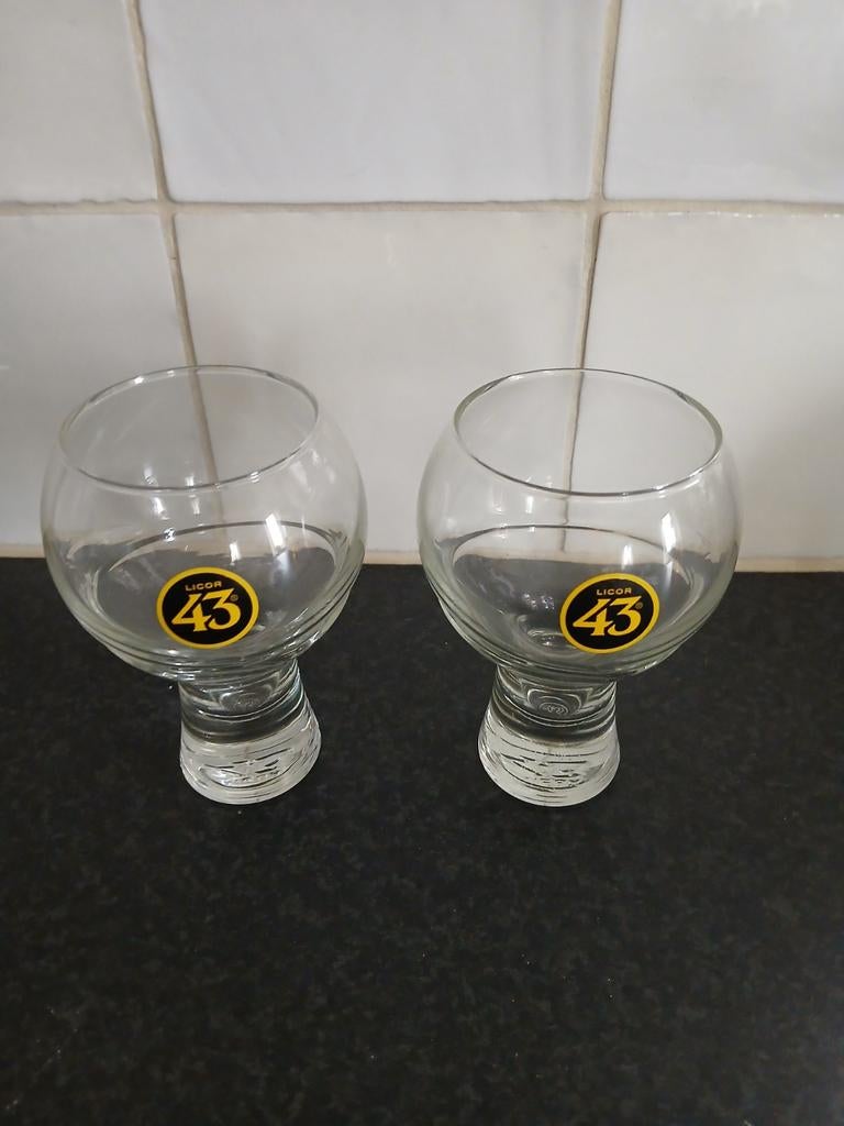 Nieuwe Licor 43 glazen, 2 stuks., Ophalen, Nieuw, Borrel- of Shotglas