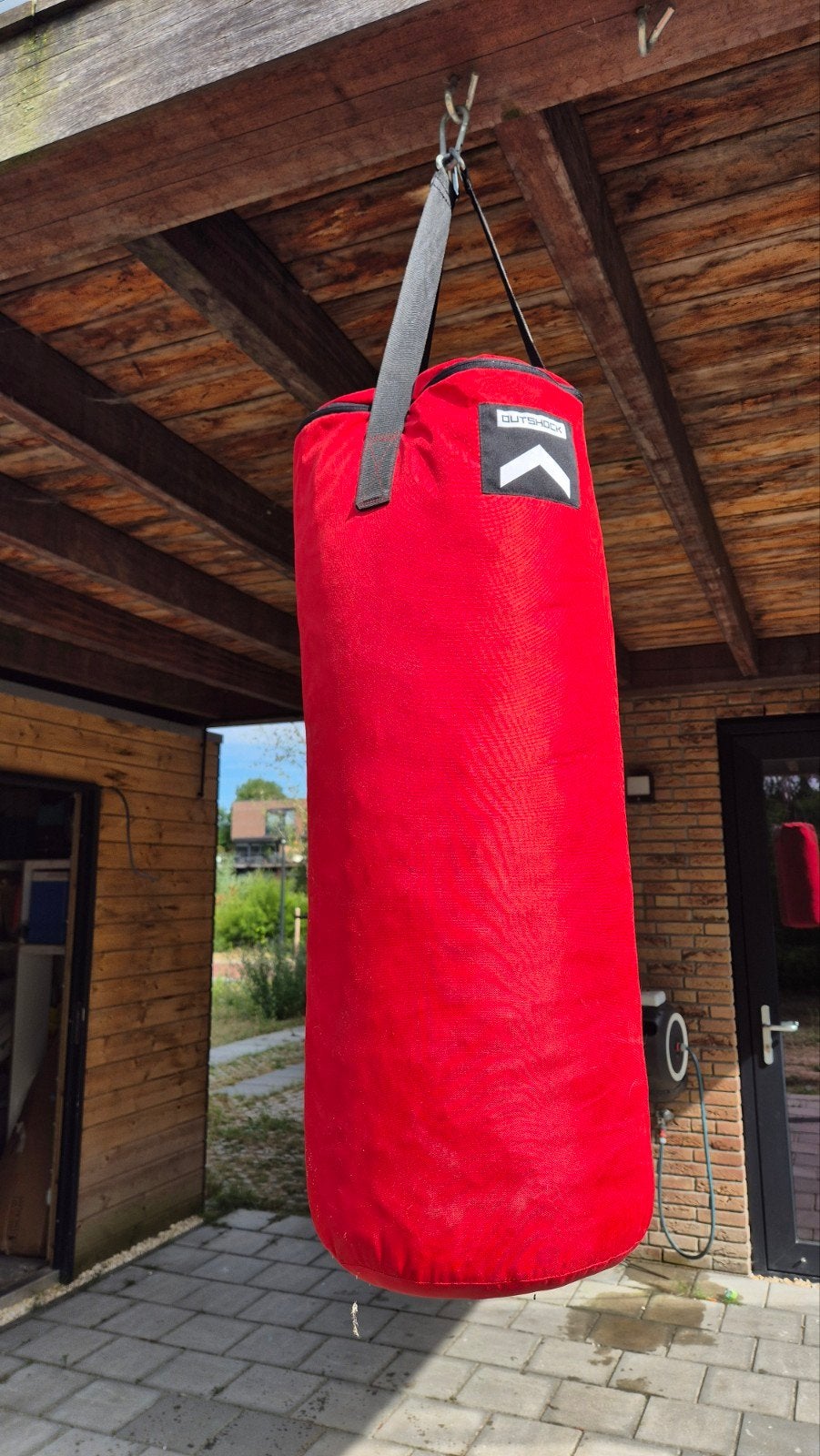 boxzak met box handschoenen, Sport en Fitness, Boksen, Ophalen, Zo goed als nieuw, Bokszak