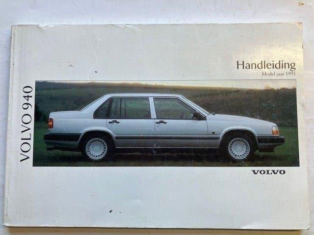 Handleiding Volvo 940   Modeljaar     1991      NL, Ophalen of Verzenden