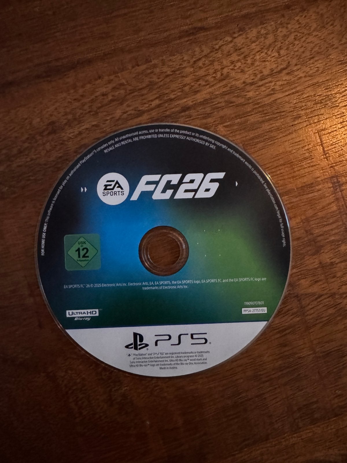 EA Sports FC 26 PS5 -, Ophalen, Eén computer, Zo goed als nieuw, Sport