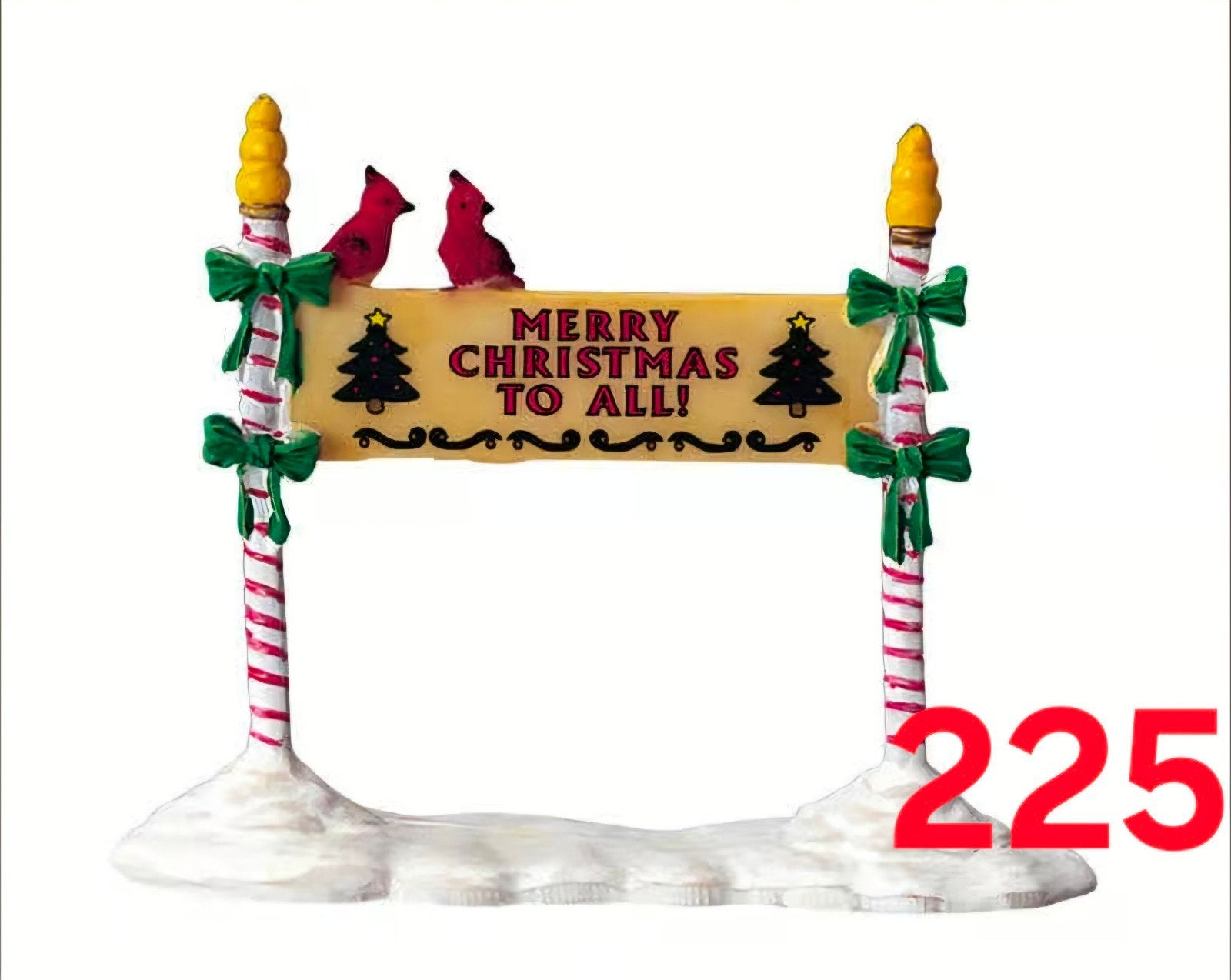 Lemax 44216 merry christmas to all jaar 2004., Diversen, Kerst, Ophalen of Verzenden