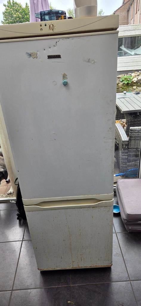 Koelvriescombinatie zanker, Witgoed en Apparatuur, Koelkasten en IJskasten, Gebruikt, 200 liter of meer, Met aparte vriezer, 160 cm of meer
