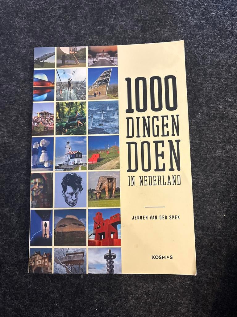 1000 Dingen Doen in Nederland - Jeroen van der Spek, Boeken, Reisgidsen, Gelezen, Reisgids of -boek, Benelux, Overige merken, Ophalen of Verzenden