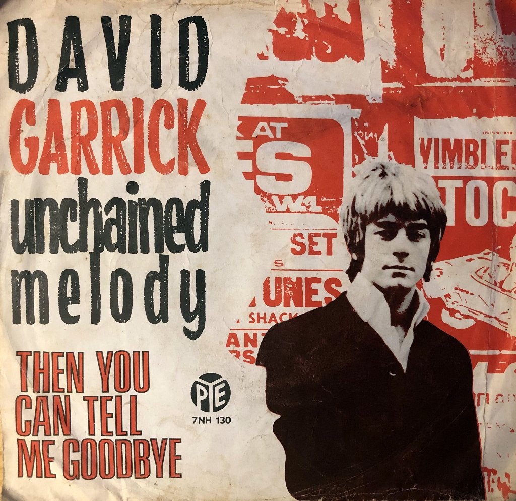 1966	David Garrick		Unchained Melodie, Fotohoes, 7 inch, Ophalen of Verzenden, Zo goed als nieuw