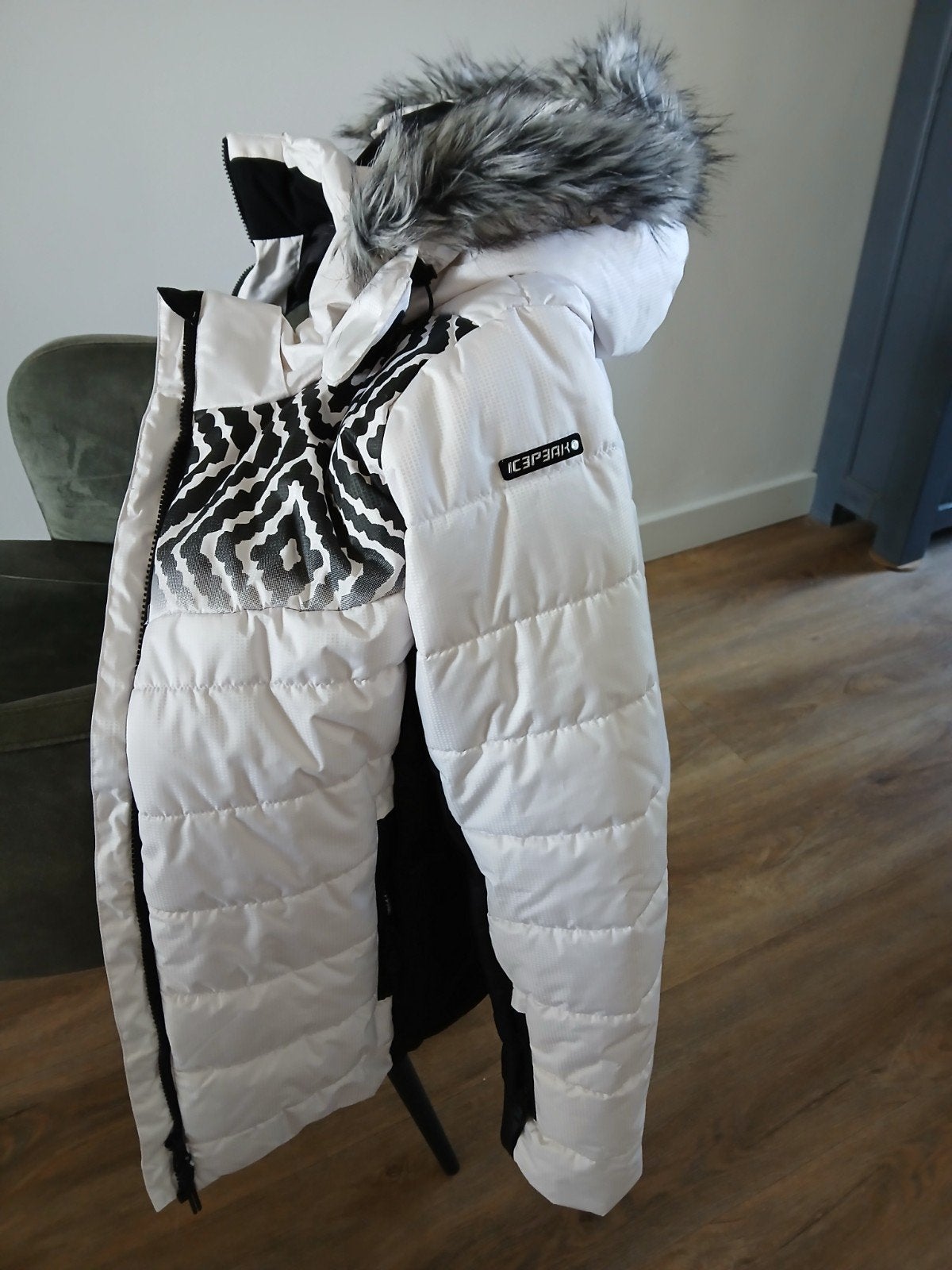 Mooie Icepeak winter/ski jas dames, Ophalen, Icepeak, Wit, Maat 46/48 (XL) of groter